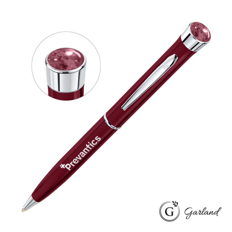 Garland® Color Aura Twist Ballpoint Pen - Chrome Accent - 3