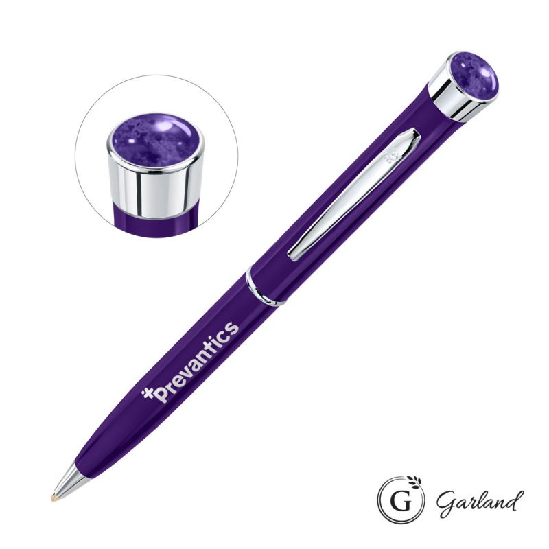 Garland® Color Aura Twist Ballpoint Pen - Chrome Accent - 6