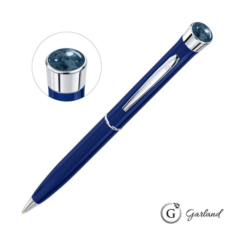 Garland® Color Aura Twist Ballpoint Pen - Chrome Accent - 8
