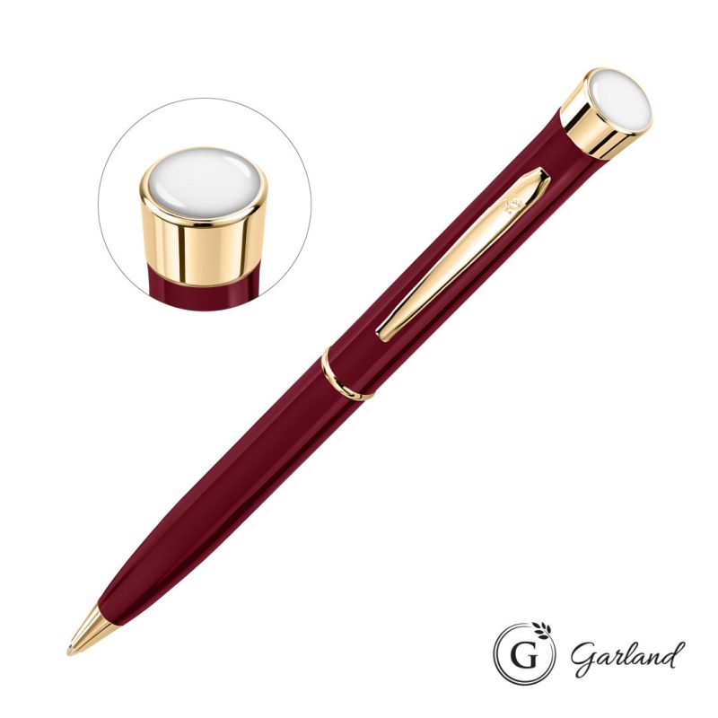 Garland® Color Custom Twist Ballpoint Pen - Gold Accent - 8