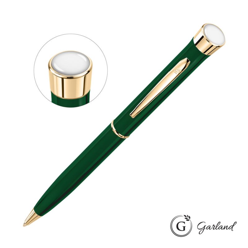 Garland® Color Custom Twist Ballpoint Pen - Gold Accent - 9