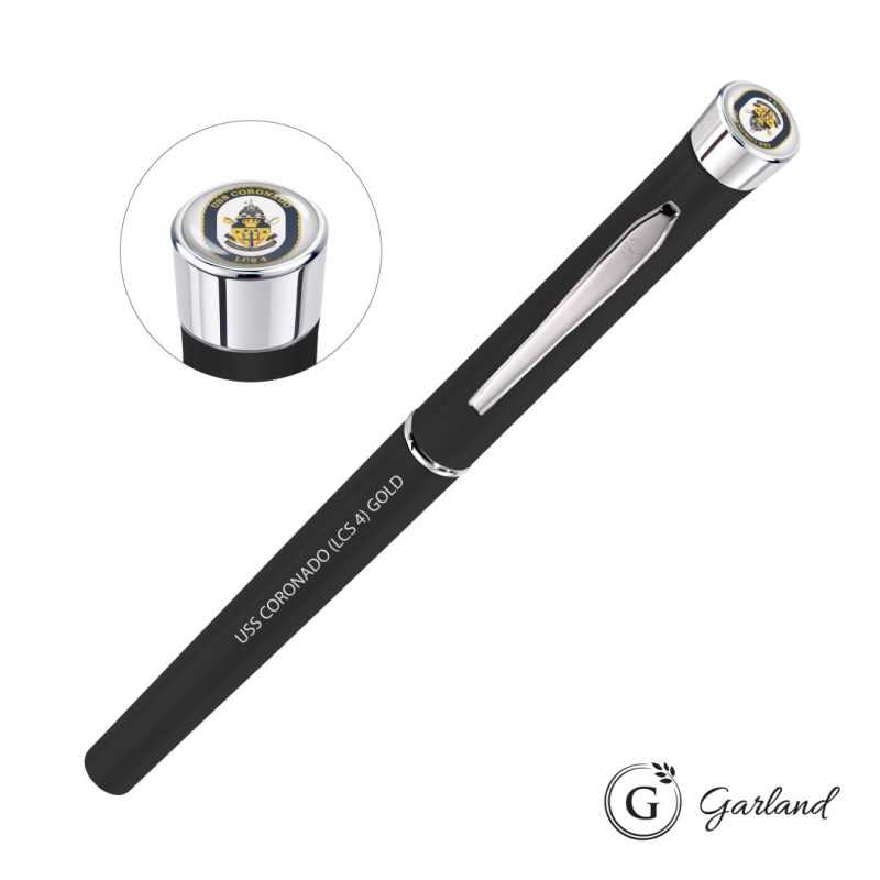 Garland®-Color-Matte-Custom-Rollerball-Pen-Chrome-GAR103-RCC Garland® Color Matte Custom Rollerball Pen - Chrome