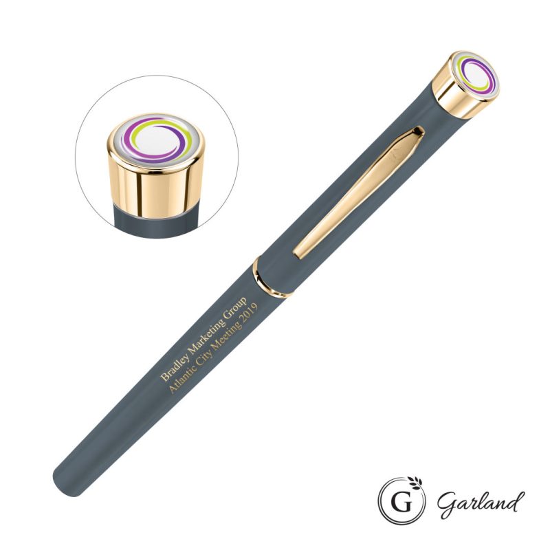 Garland® Color Matte Custom Rollerball Pen - Gold - 5