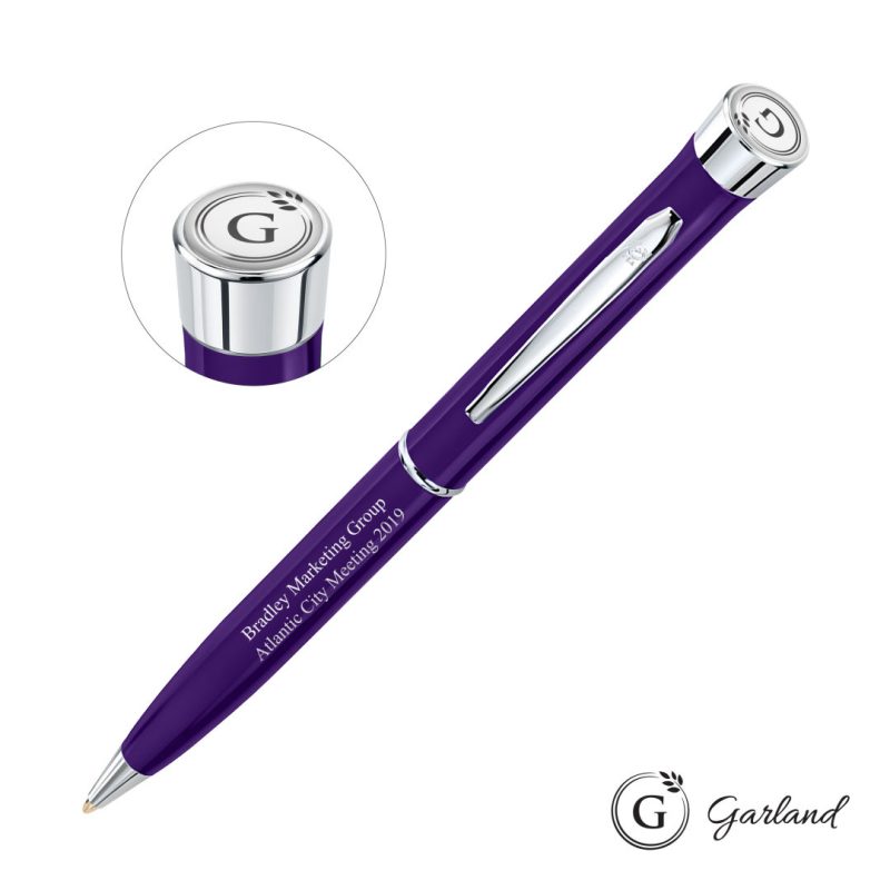 Garland® Color Twist Ballpoint Pen - Chrome Accent - 6