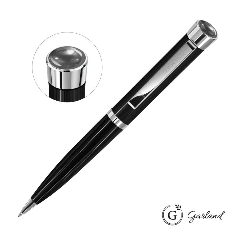 Garland® Executive Color Aura Ballpoint Pen - Chrome - 3