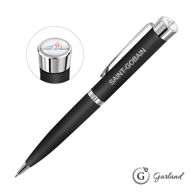 Garland® Executive Custom Color Ballpoint Twist Pen - Chrome - 2
