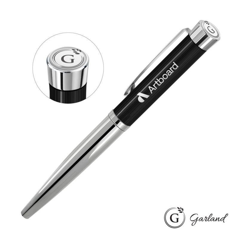 Garland®-Executive-Monogram-Rollerball-Pen-Chrome-GAR107-RCG Garland® Executive Monogram Rollerball Pen - Chrome