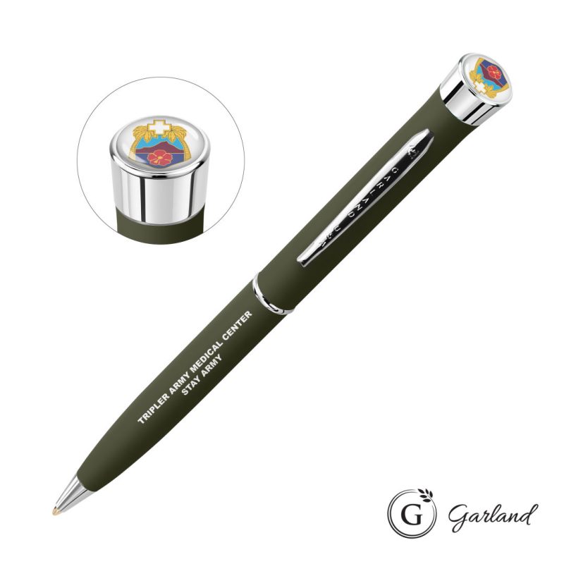 Garland® Freedom Custom Ballpoint Pen - Chrome Accent - 4