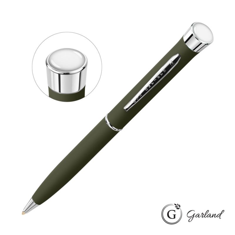 Garland® Freedom Custom Ballpoint Pen - Chrome Accent - 8