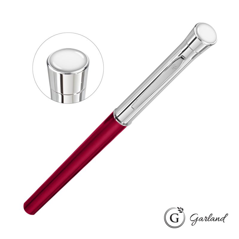 Garland® Monogram Custom Rollerball Pen - Chrome - 7