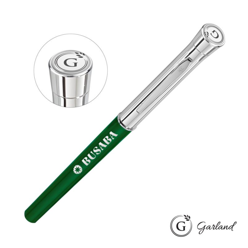 Garland® Monogram Rollerball Pen - Chrome - 4