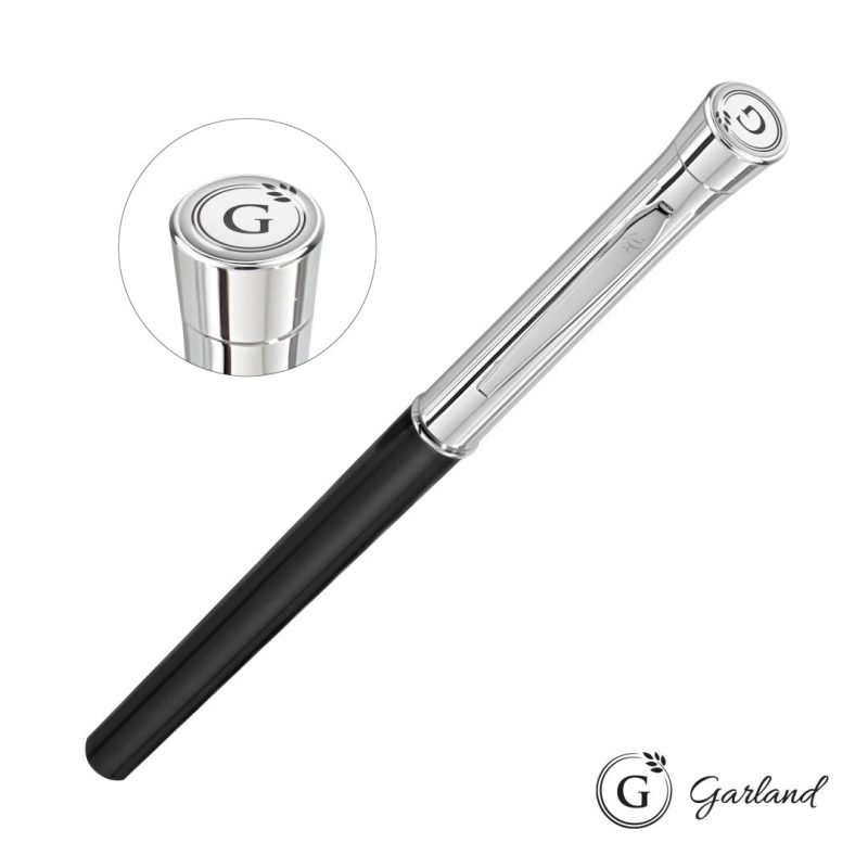 Garland® Monogram Rollerball Pen - Chrome - 5