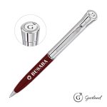 Garland® Monogram Twist Ballpoint Pen - Chrome - 3