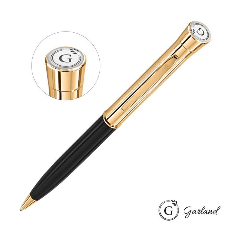 Garland® Monogram Twist Ballpoint Pen - Gold - 5