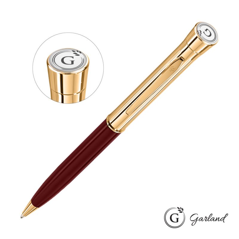Garland® Monogram Twist Ballpoint Pen - Gold - 7