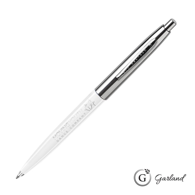 Garland® Monument Ballpoint Clicker Pen - Chrome Accent - 3