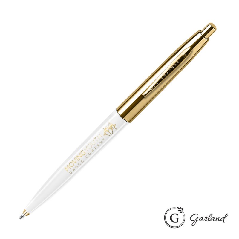 Garland® Monument Ballpoint Clicker Pen - Gold Accent - 3