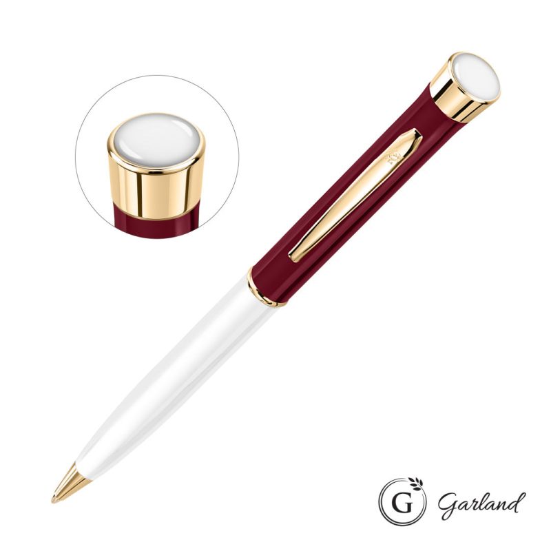 Garland® Patriot Custom Ballpoint Twist Pen - Gold Accent - 7