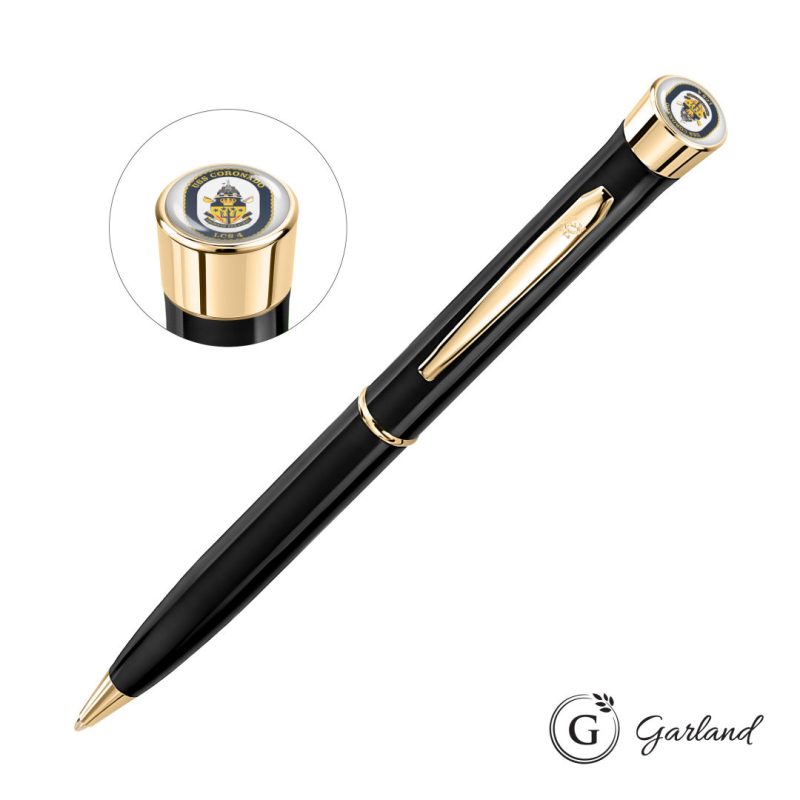 Garland® Patriot Custom Ballpoint Twist Pen - Gold Accent