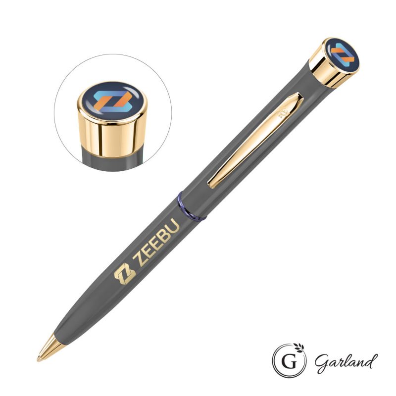 Garland® Recycled Custom Ballpoint Twist Pen - Gold Accent - 2