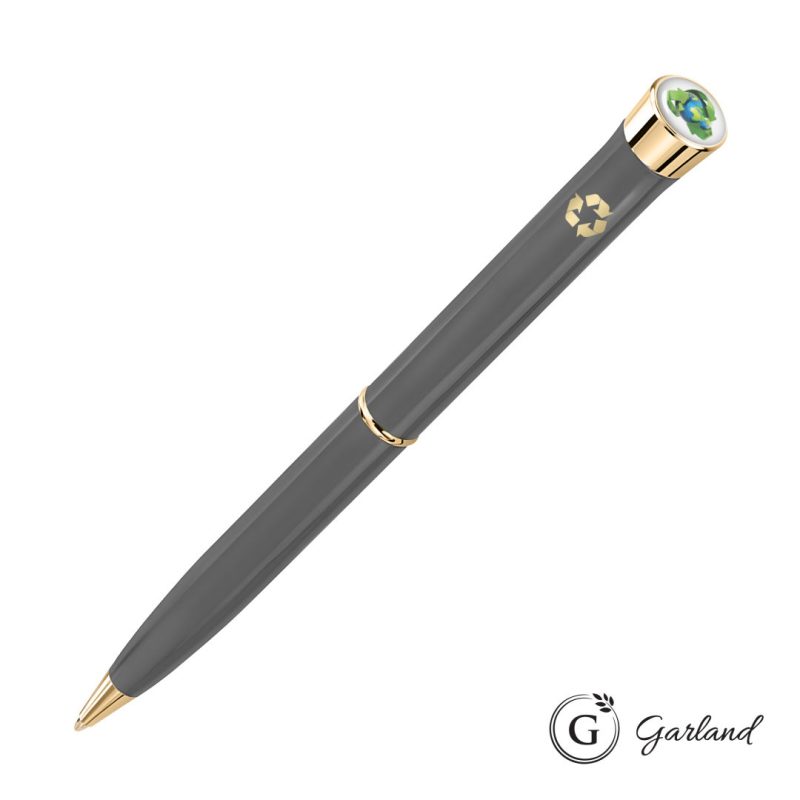 Garland® Recycled Custom Ballpoint Twist Pen - Gold Accent - 6