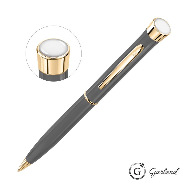 Garland® Recycled Custom Ballpoint Twist Pen - Gold Accent - 9