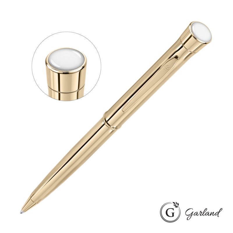 Garland® Signature Custom Twist Ballpoint Pen - Gold - 4