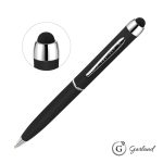 Garland® Stylus Matte Ballpoint Twist Pen - Chrome Accent - 4