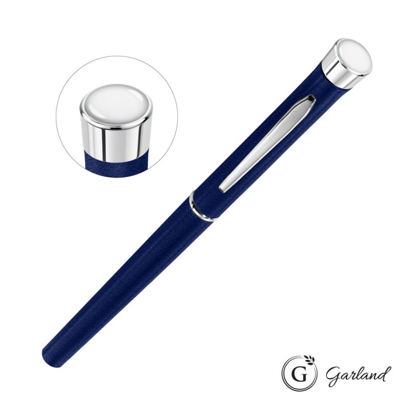 Garland® Tactical Custom Textured Rollerball Pen - Chrome - 5