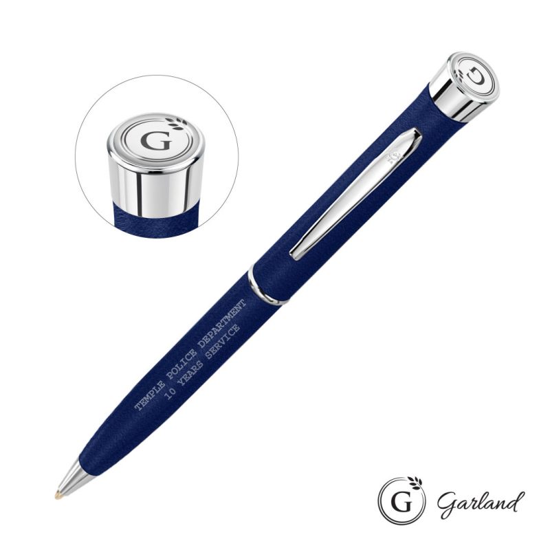 Garland® Tactical Textured Twist Pen - Chrome - 2