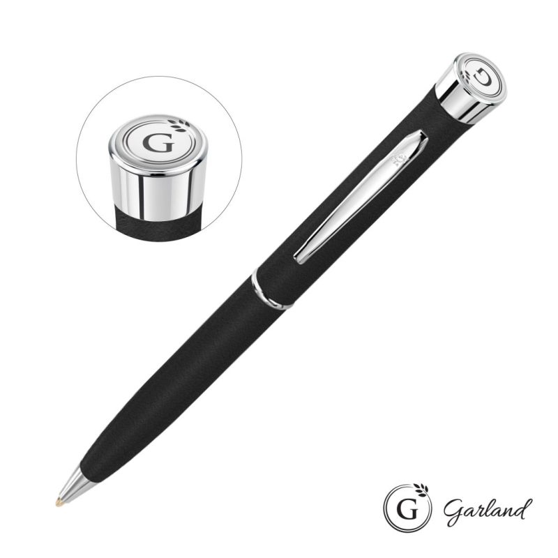 Garland® Tactical Textured Twist Pen - Chrome - 4