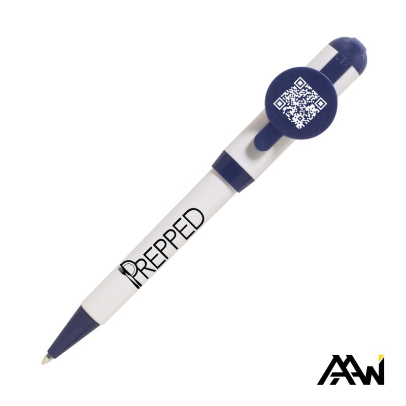 Jumbo QR Billboard Twist Pen - Colored Accent - 3