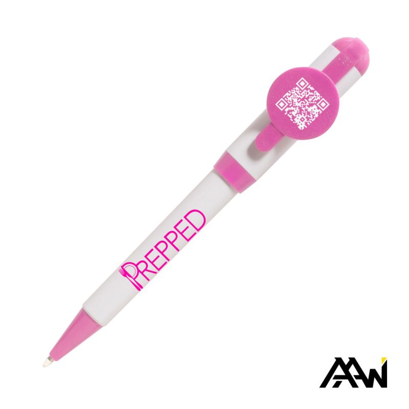 Jumbo QR Billboard Twist Pen - Colored Accent - 4