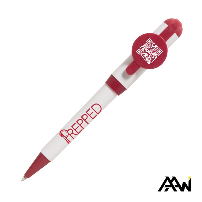 Jumbo QR Billboard Twist Pen - Colored Accent - 5