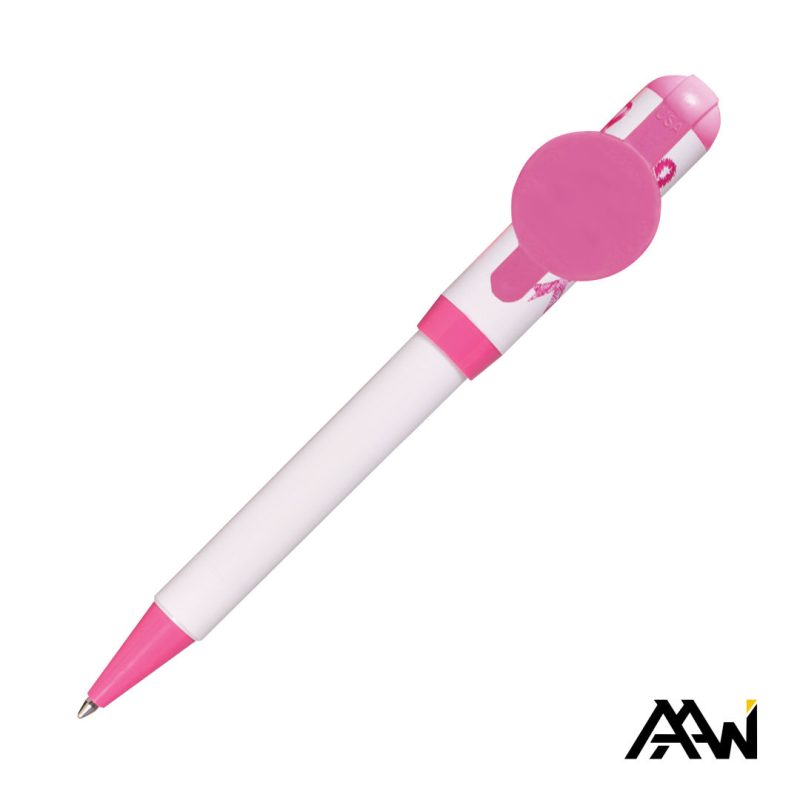 Jumbo QR Billboard Twist Pen - Decorated Cap - 1