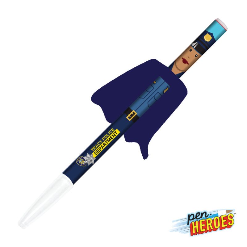 Pen Heroes™ Hometown Series Female w/Cape Pen - 3