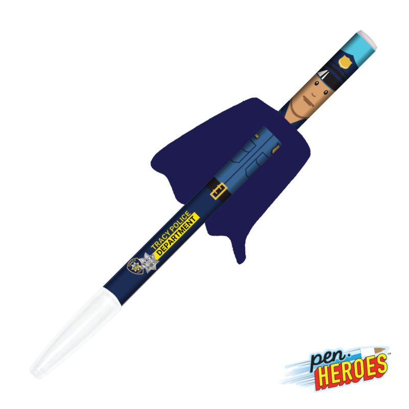 Pen Heroes™ Hometown Series Male w/Cape Pen - 3