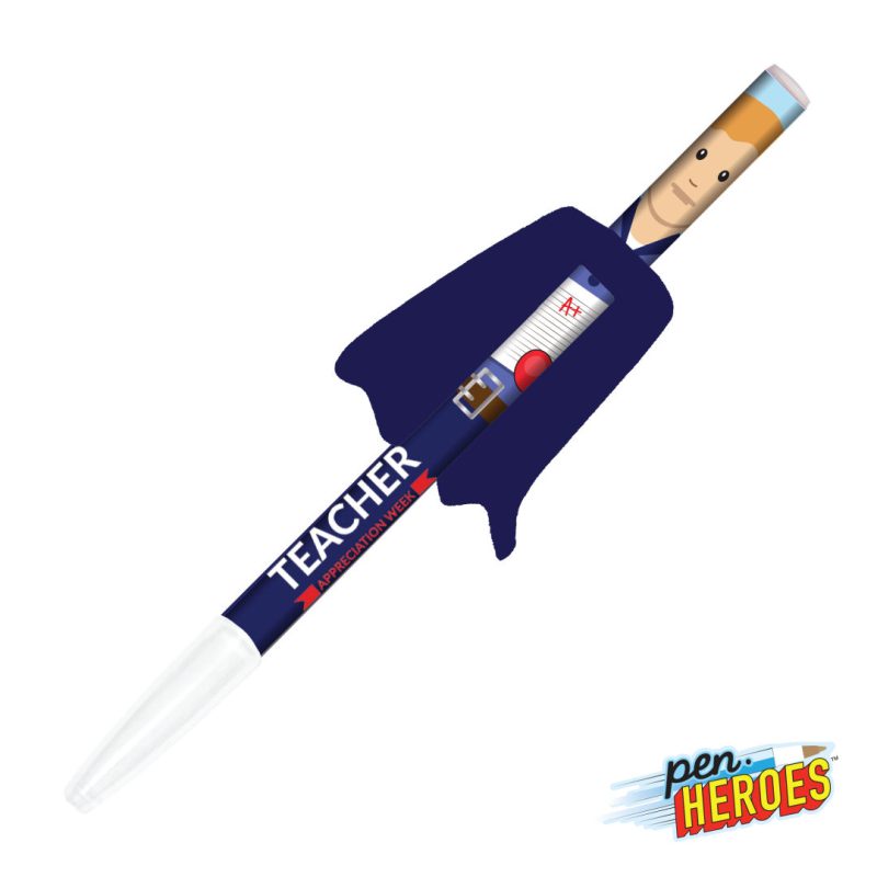 Pen Heroes™ Hometown Series Male w/Cape Pen - 4