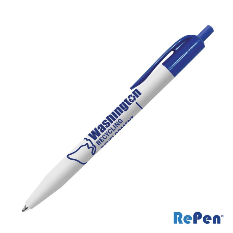 RePen® White Clicker rPET Pen - 2