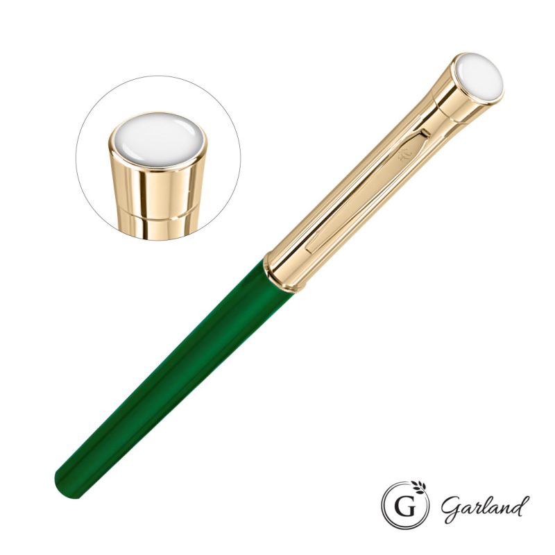 Garland® Monogram Custom Rollerball Pen - Gold - 9