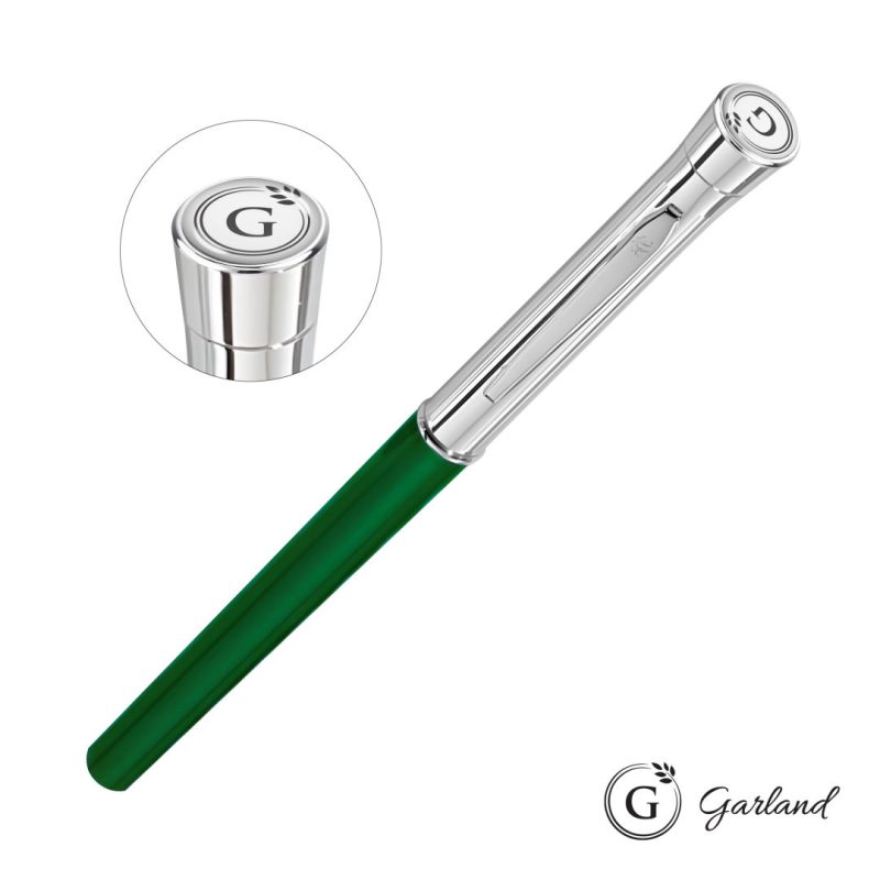 Garland® Monogram Rollerball Pen - Chrome - 9