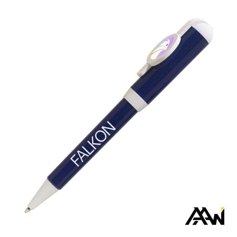 Jumbo VividPrint™ Billboard Twist Pen - White Accent - 3