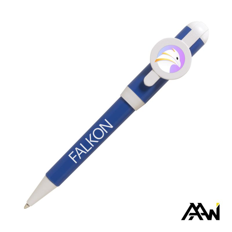 Jumbo VividPrint™ Billboard Twist Pen - White Accent - 5