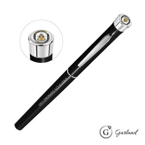 Garland Color Custom Rollerball Pen - Chrome Accent