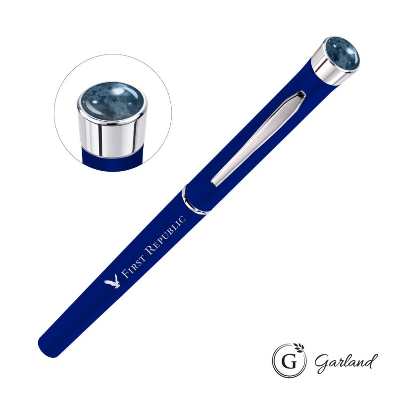 Garland Color Matte Aura Rollerball Pen - Chrome - 2