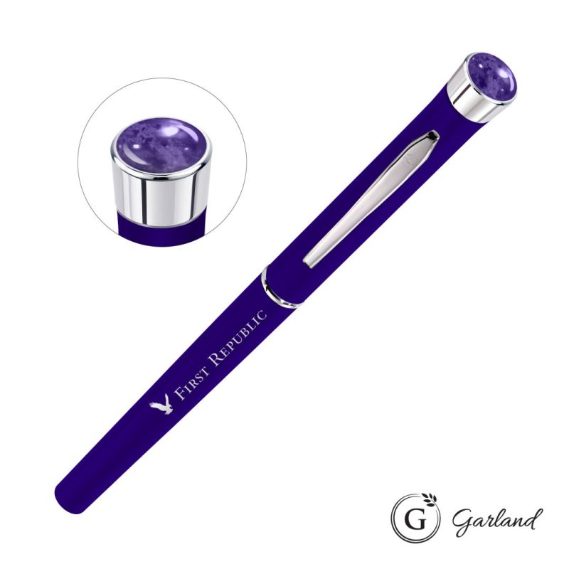 Garland Color Matte Aura Rollerball Pen - Chrome - 5