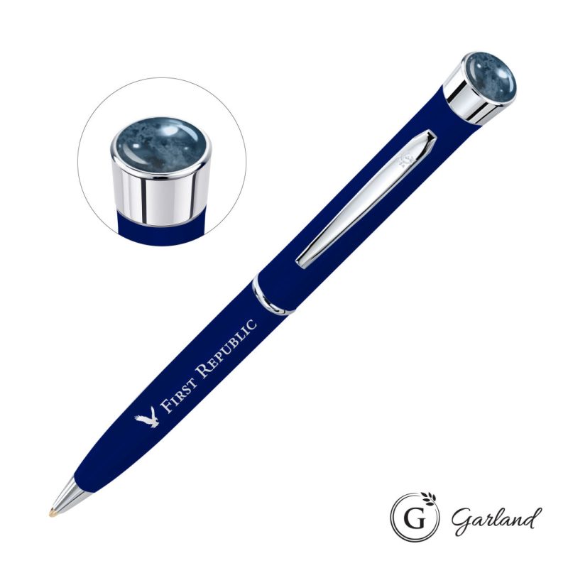 Garland Color Matte Aura Twist Pen - Chrome - 2
