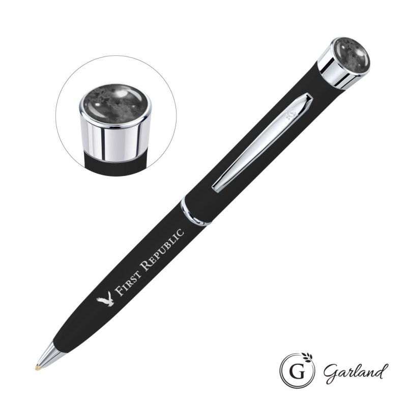 Garland-Color-Matte-Aura-Twist-Pen-Chrome-GAR103-BCA Garland Color Matte Aura Twist Pen - Chrome