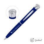 Garland Color Matte Custom Emblem Twist Pen - Chrome - 2