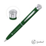 Garland Color Matte Custom Emblem Twist Pen - Chrome - 3